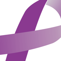 Purple ribbon for cancer awareness and the impact of cancer on dental health