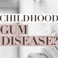 Text as image: Childhood gum disease