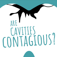 Text as image: are cavities contagious
