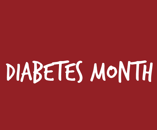 Text as image: Diabetes month